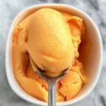 The Best Peach Sorbet Without Ice Cream Maker
