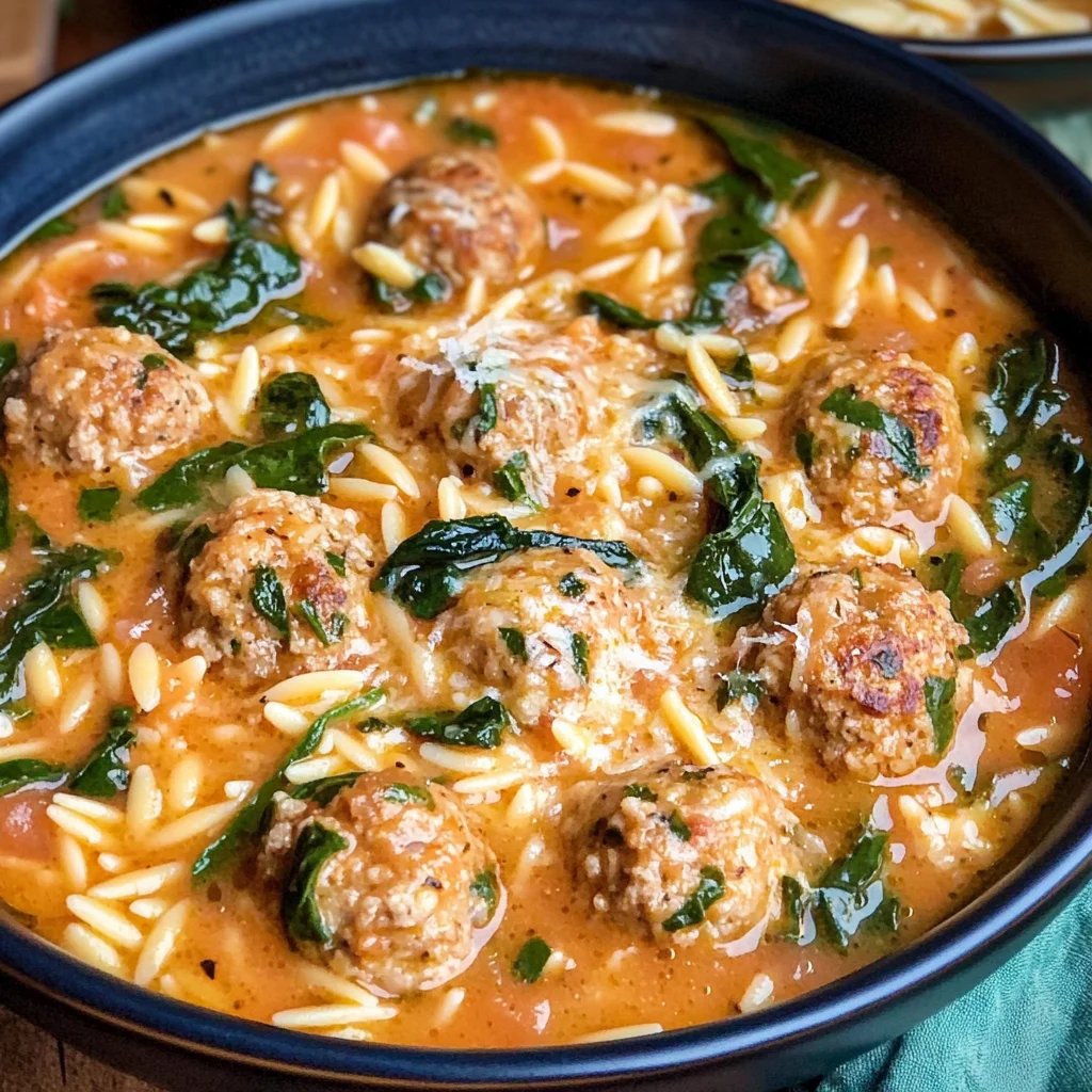 Turkey Meatball Soup