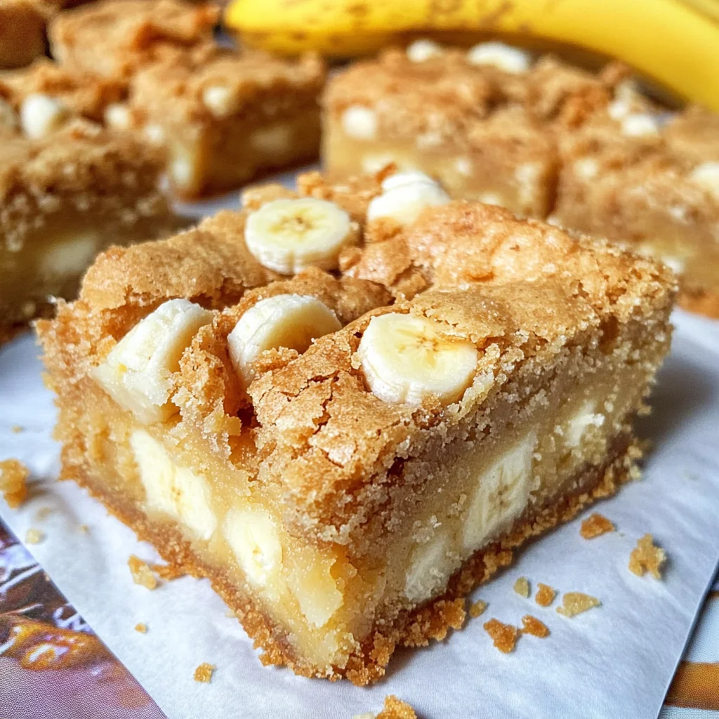 Banana Blondies