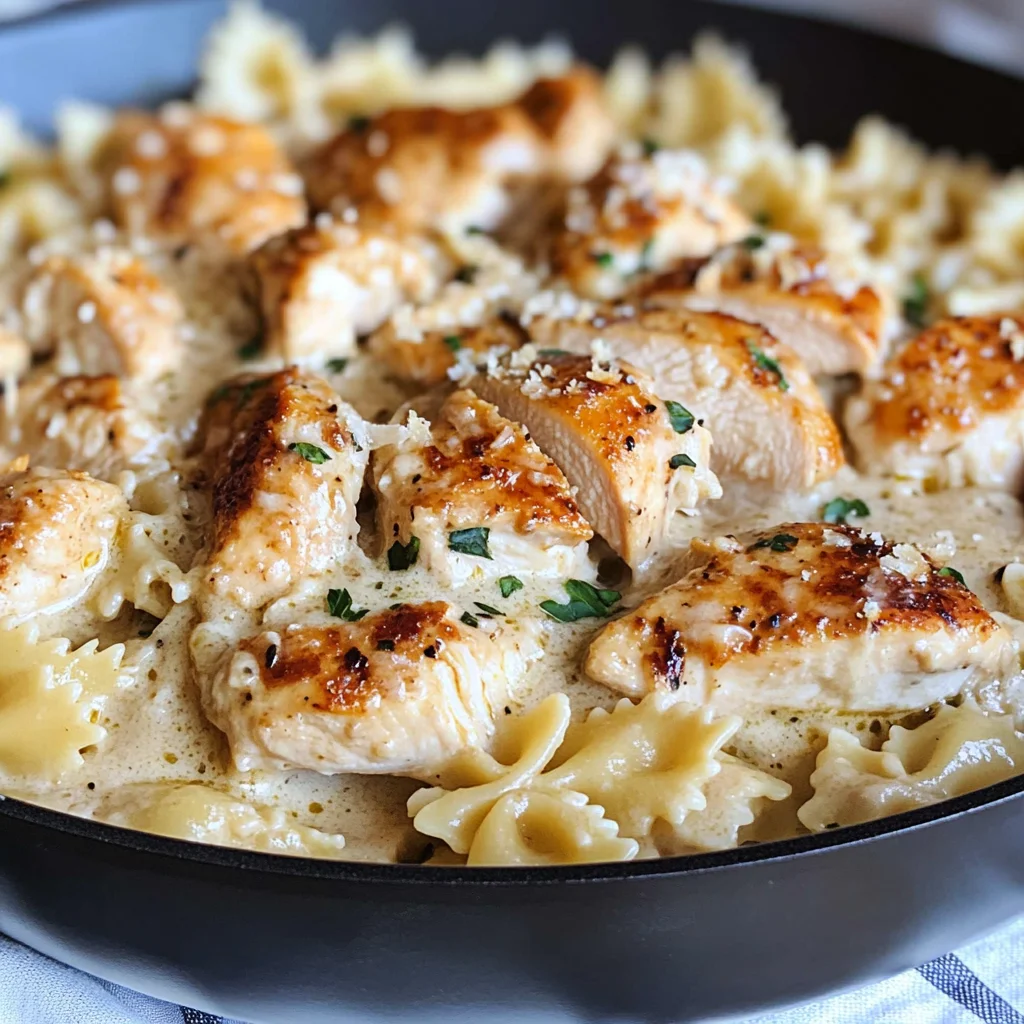Chicken Garlic Parmesan Pasta