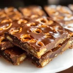 Chocolate Caramel Pretzel Bars