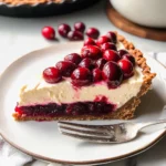 Cranberry Mascarpone Tart with Pecan Crust