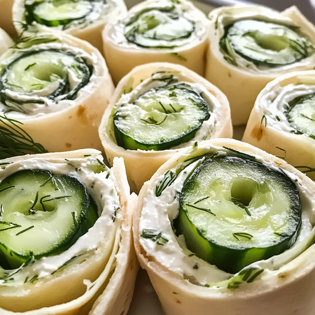 Cucumber and Dill Pinwheels