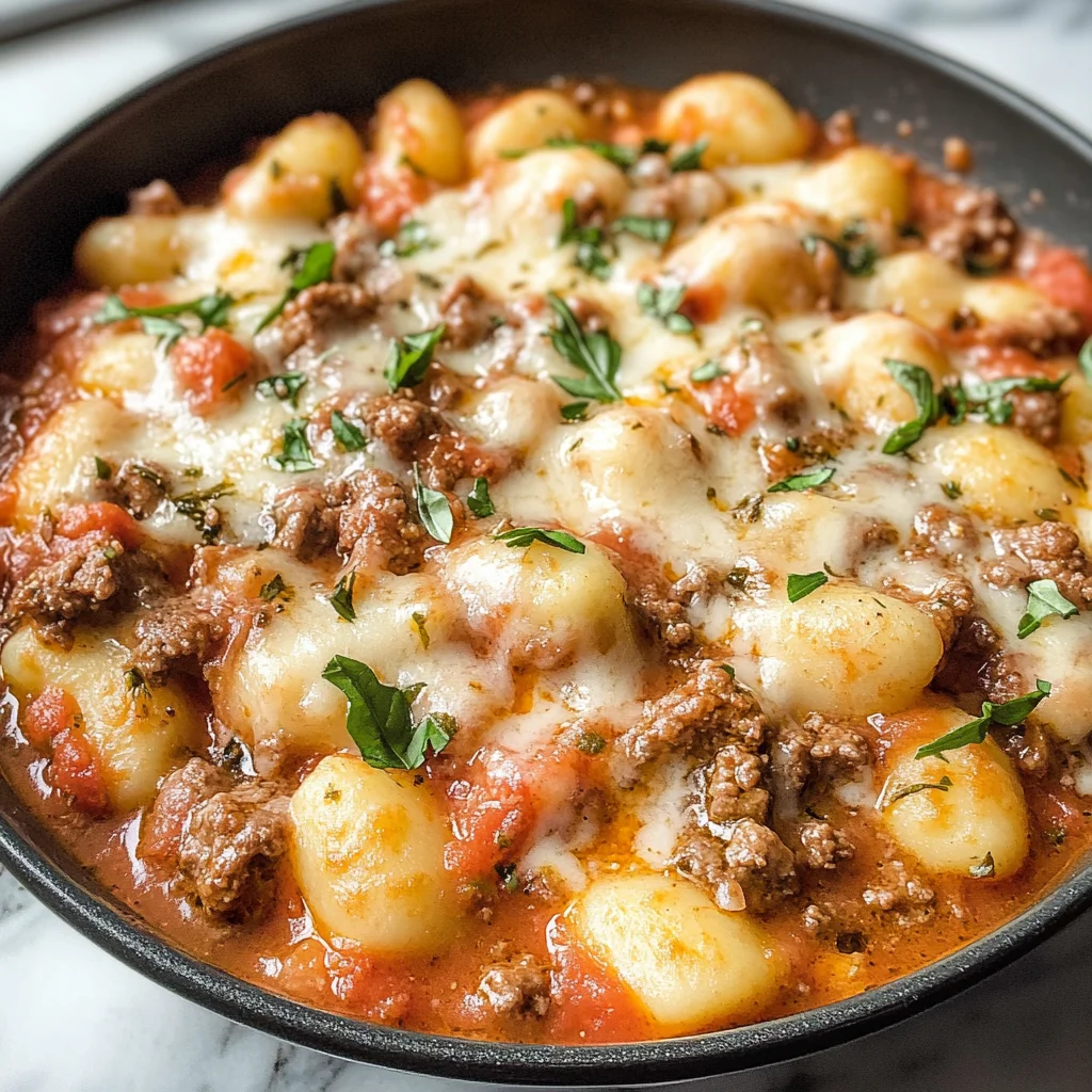 Ground Beef Gnocchi