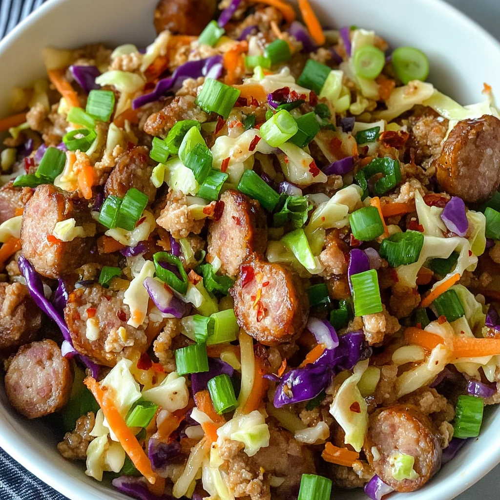LOW-CARB EASY TO MAKE EGG ROLL IN A BOWL