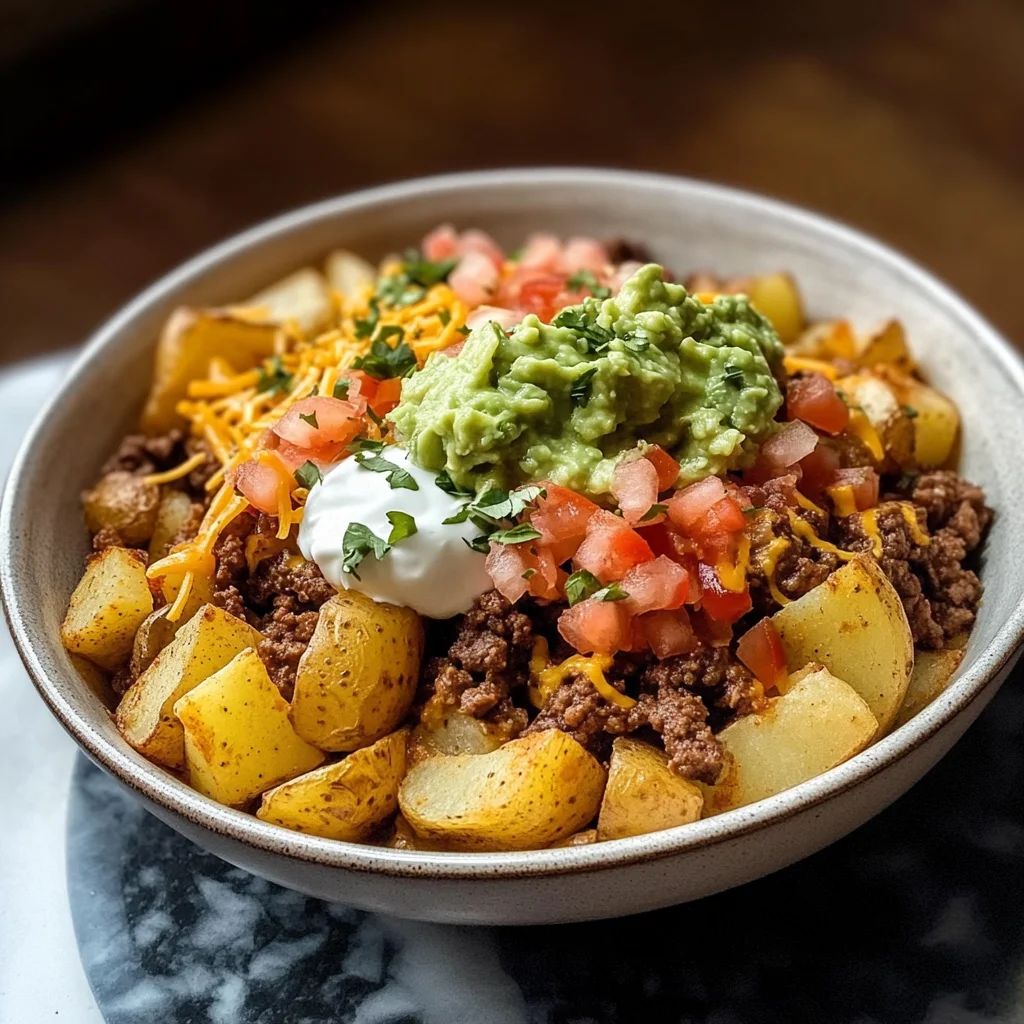 Loaded Potato Taco Bowl