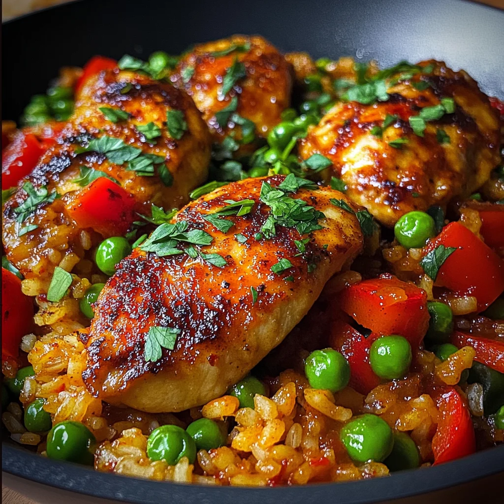 One Pan Bold Sweet Chili Cajun Chicken And Rice