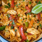 One Pot Chicken Fajita Pasta