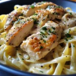 One Pot Garlic Parmesan Chicken Alfredo