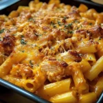 Smoky BBQ Chicken & Cheddar Pasta Bake