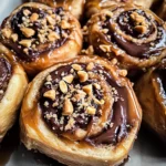 "Snickers" Cinnamon Rolls