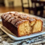 Spiced Apple Cider Donut Loaf