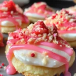 Strawberry Shortcake Sugar Cookies