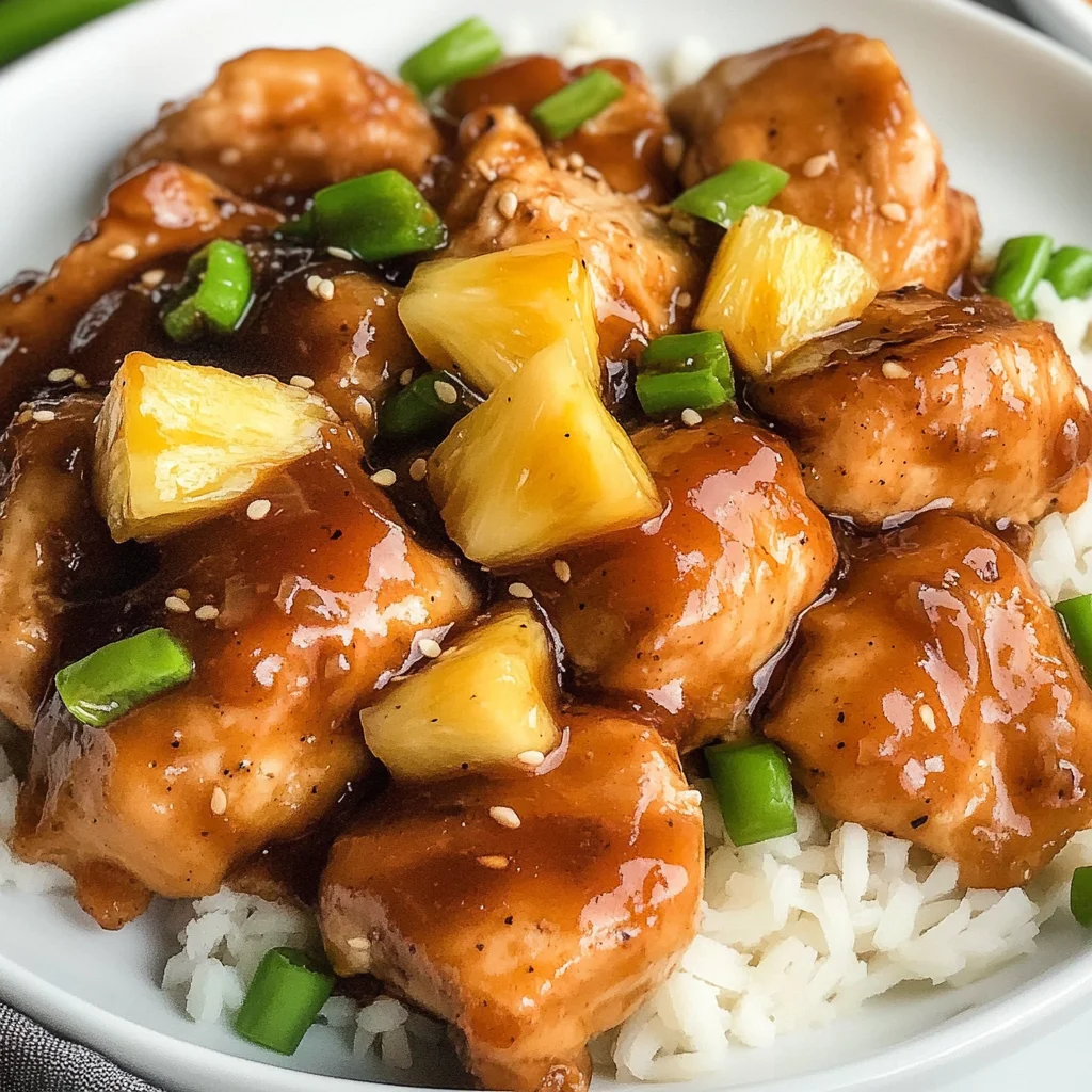 Sweet Hawaiian Crock-Pot Chicken
