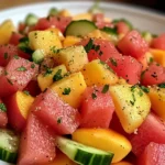 The Peach Watermelon Salad That Tastes Like Summer