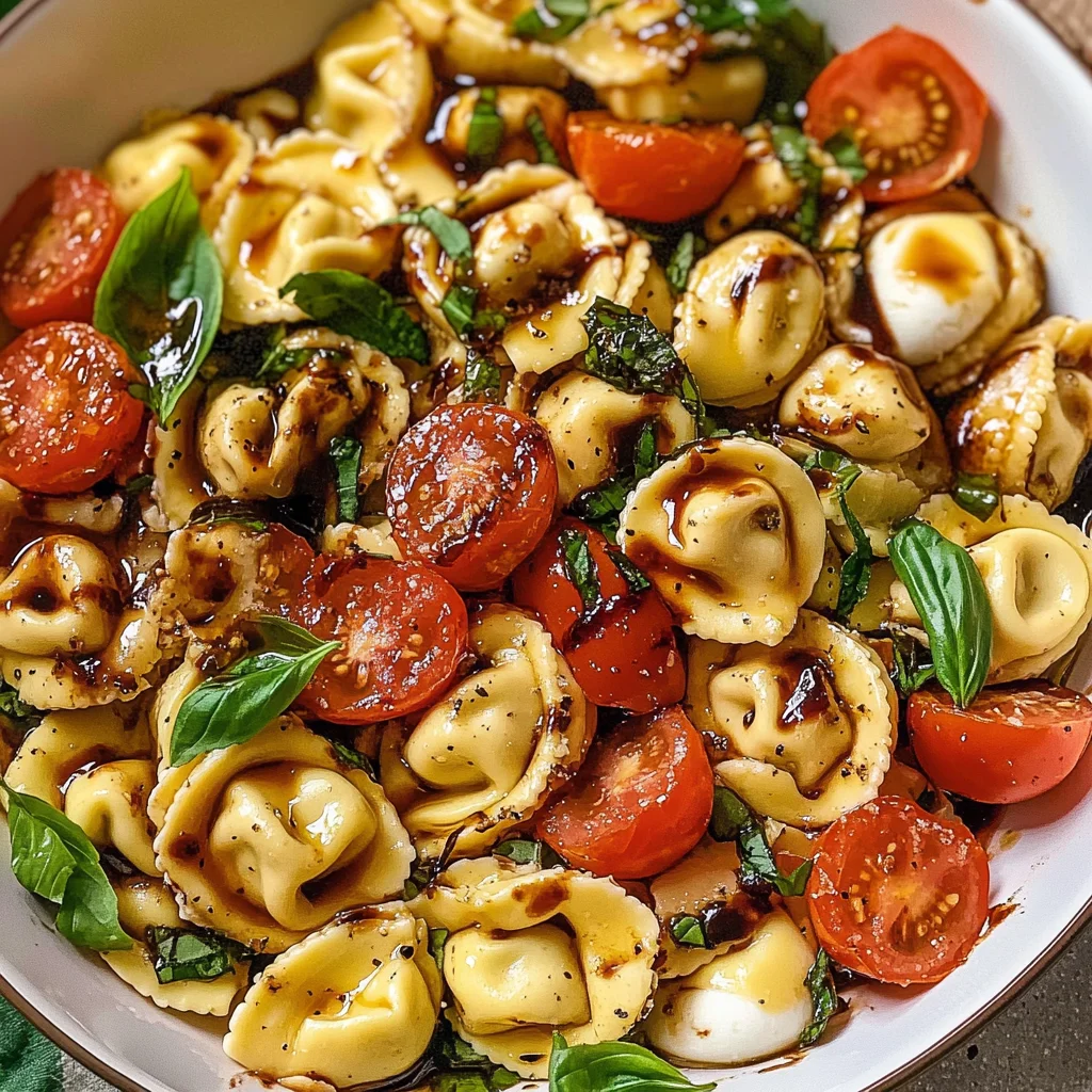 Tortellini Caprese Salad