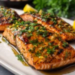 Zesty Grilled Honey Mustard Salmon - cookingwithricky