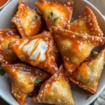 Air Fryer Buffalo Chicken Wontons