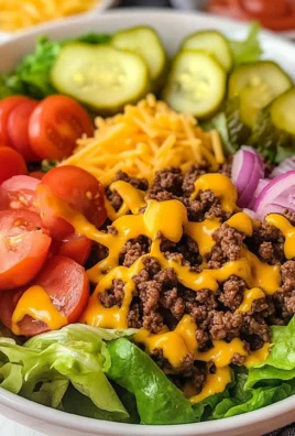 Big Mac Salad Recipe (Cheeseburger Bowls)