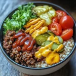 Burger Bowls Quick and Easy Meal for Everyone