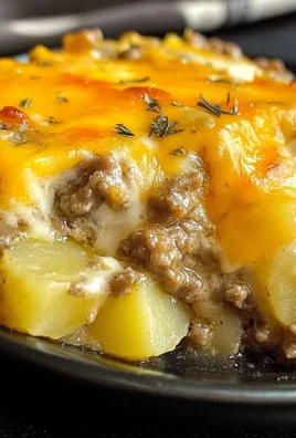 Cheesy Ground Beef & Potato Casserole