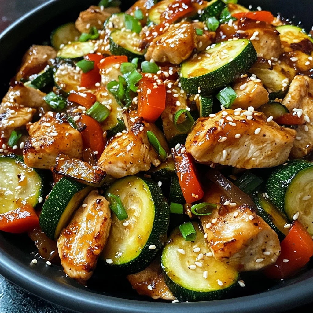 Chicken Zucchini Stir Fry Quick Delight
