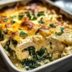 Creamy Chicken and Spinach Casserole