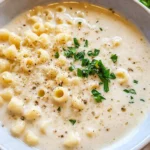 Creamy Garlic Parmesan Soup