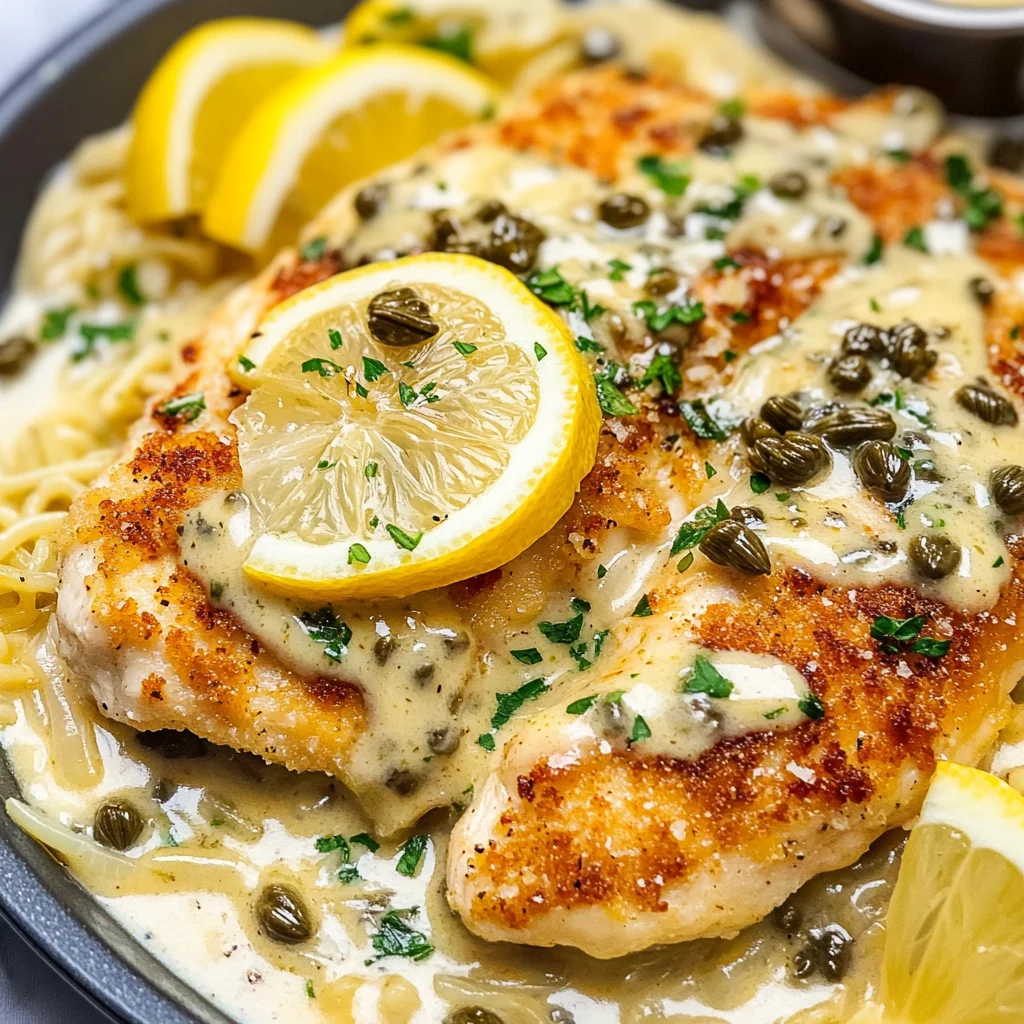 Creamy Lemon Chicken Piccata