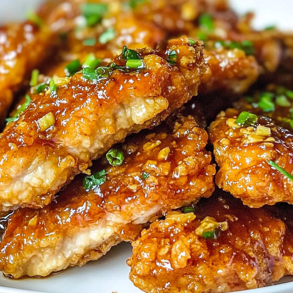 Double Crunch Honey Garlic Chicken Breasts