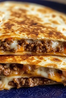 Easy Cheesy Ground Beef Quesadillas