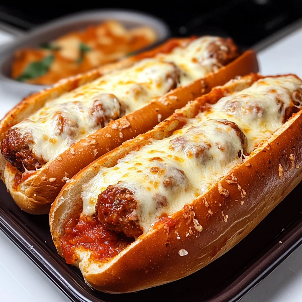 Easy Cheesy Meatball Subs Recipe