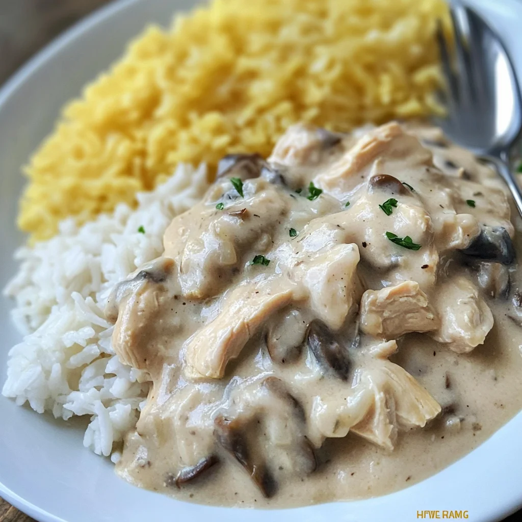 Easy Crockpot Chicken and Rice