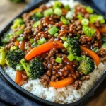 Easy Ground Beef Teriyaki Meal Prep