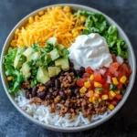 Easy Taco Rice Bowl
