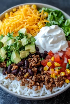 Easy Taco Rice Bowl