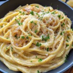 French Onion and Browned Butter Pasta