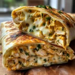 Irresistible Cheesy Garlic Chicken Wraps You'll Love!