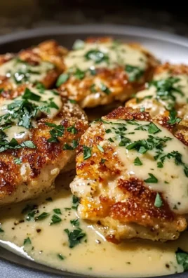 Irresistible Parmesan Chicken with Garlic Sauce