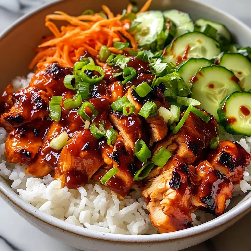 Korean BBQ Chicken Bowls (Easy Weeknight Recipe!)