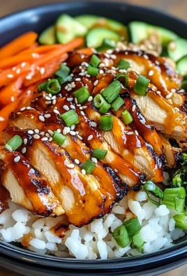 Korean BBQ Chicken Bowls with Gochujang Cream Sauce Awaits!