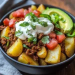 Loaded Taco Potato Bowls