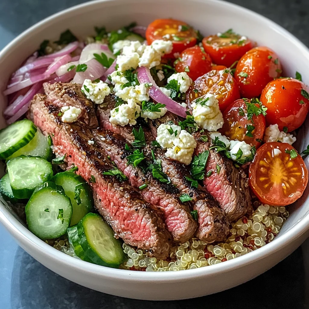 Mediterranean Steak Bowls