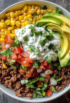 One-Pan Ground Beef Burrito Bowl