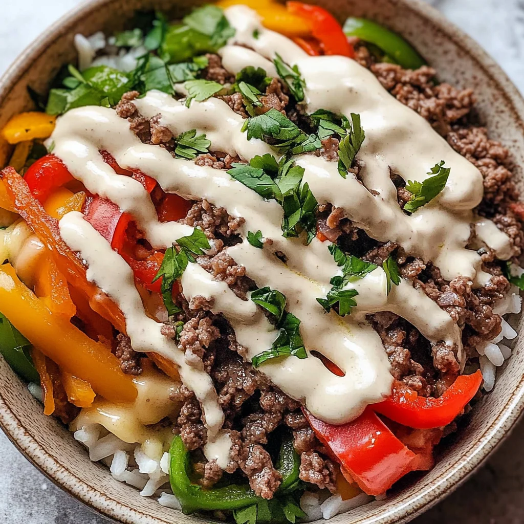 Philly Cheesesteak Bowl