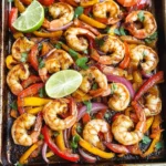 Sheet Pan Shrimp Fajitas