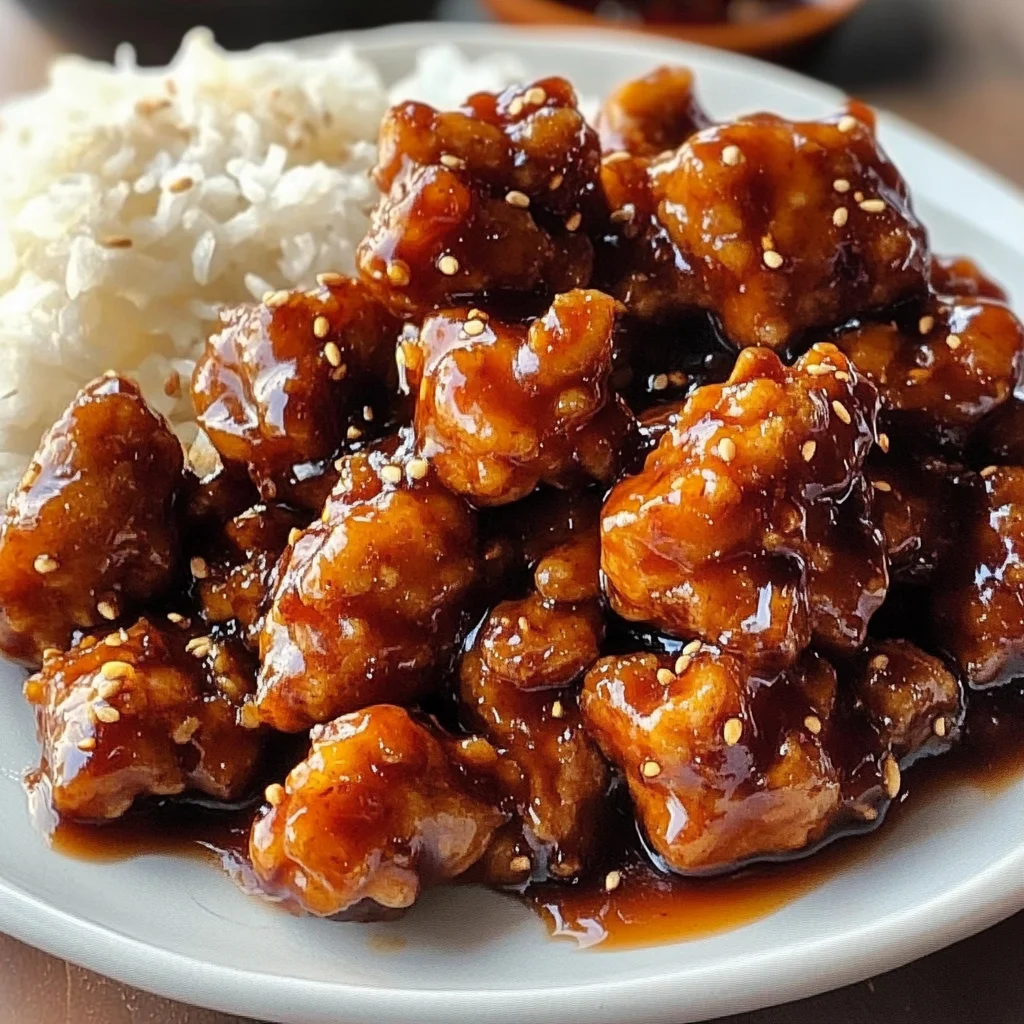 Slow Cooker General Tso's Chicken Recipe