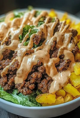 Smash Burger Bowl Low-Carb Quick and Easy Recipe