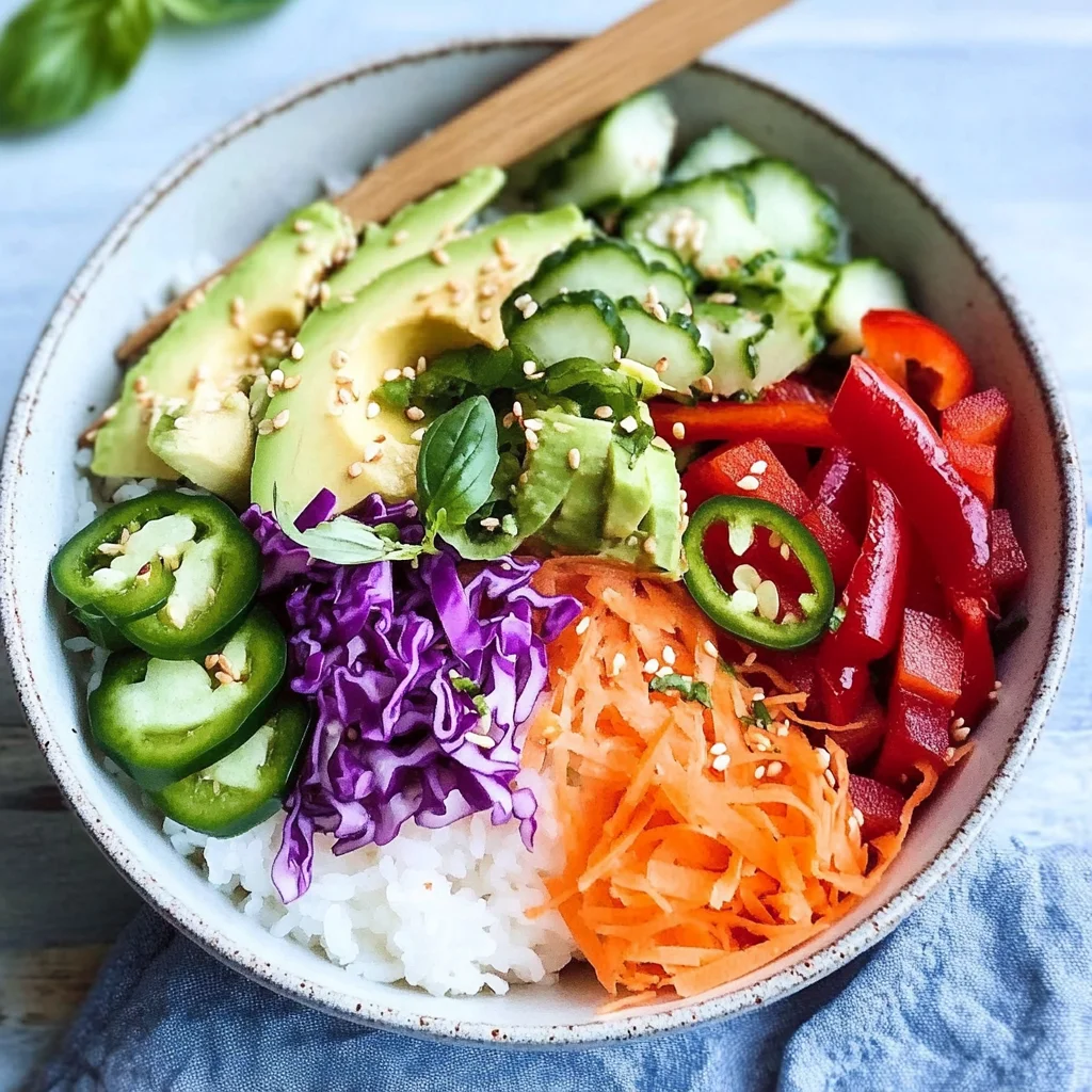 Sushi Rice Bowl Recipe | Vegan