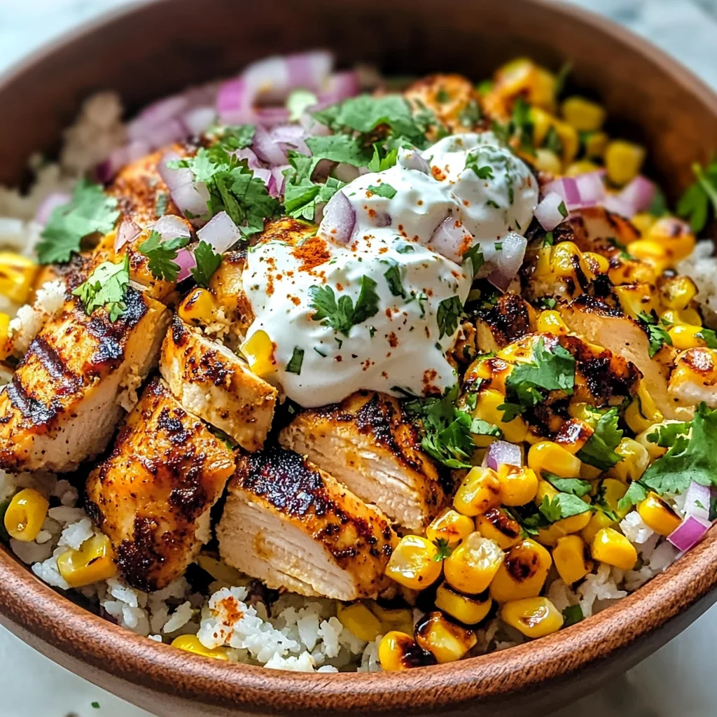 Tasty Street Corn Chicken Bowl for Quick, Flavorful Nights
